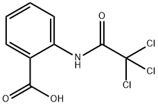 2-[(Trichloroacetyl)amino]benzoic acid Struktur