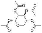 α-D-Xylopyranose tetraacetate Struktur