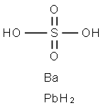 sulphuric acid, barium lead salt Struktur