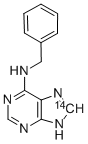 6-BENZYLAMINOPURINE-8-14C Struktur