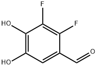 Benzaldehyde,  2,3-difluoro-4,5-dihydroxy- Struktur