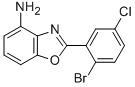 2-(2-BROMO-5-CHLORO-PHENYL)-BENZOOXAZOLE-4-YLAMINE Struktur