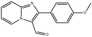 2-(4-METHOXY-PHENYL)-IMIDAZO[1,2-A]PYRIDINE-3-CARBALDEHYDE Struktur