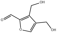 2-Furancarboxaldehyde, 3,4-bis(hydroxymethyl)- (9CI) Struktur