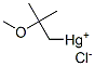 (2-Methoxy-2-methylpropyl)mercury(II) chloride Struktur