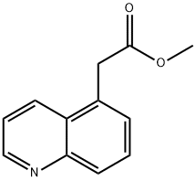 5-Quinolineacetic acid, Methyl ester Struktur