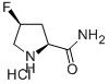 4-CIS-FLUORO-L-PROLINAMIDE HYDROCHLORIDE Struktur