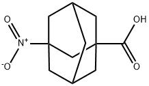 3-nitroadamantane-1-carboxylic acid Struktur