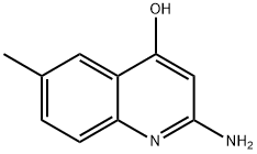 2-AMINO-4-HYDROXY-6-METHYLQUINOLINE Struktur