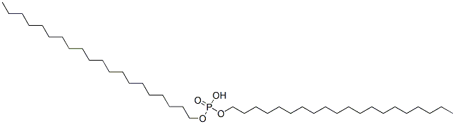 Phosphoric acid hydrogen diicosyl ester Struktur