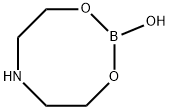 tetrahydro-2-hydroxy-4H-1,3,6,2-dioxazaborocine Struktur