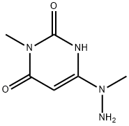 3-Methyl-6-(1-Methylhydrazin-1-yl)-1,2,3,4-
tetrahydropyriMidine-2,4-dione Struktur