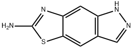 1H-Pyrazolo[3,4-f]benzothiazol-6-amine(9CI) Struktur