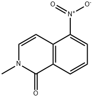 2-Methyl-5-nitro-2H-isoquinolin-1-one Struktur