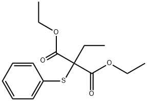 diethyl ethyl(phenylthio)malonate Struktur