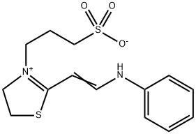 2-(2-ANILINOVINYL)-3-(3-SULFOPROPYL)-2-THIAZOLINIUM INNER SALT Struktur