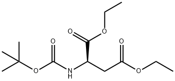 (R)-2-TERT-BUTOXYCARBONYLAMINO-SUCCINIC ACID BIS(DIETHYL ESTER) Struktur