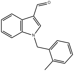 1-(2-METHYLBENZYL)-1H-INDOLE-3-CARBALDEHYDE Struktur