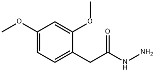 2,4-DIMETHOXY-BENZENEACETIC ACID HYDRAZIDE Struktur