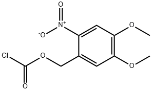 6-NITROVERATRYL CHLOROFORMATE Struktur