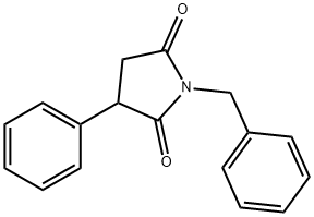 1-benzyl-3-phenyl-pyrrolidine-2,5-dione Struktur