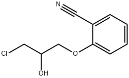 2-(3-CHLORO-2-HYDROXY-PROPOXY)-BENZONITRILE Struktur