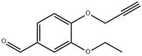 3-ETHOXY-4-PROP-2-YNYLOXY-BENZALDEHYDE Struktur