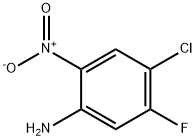 2-Amino-5-chloro-4-fluoronitrobenzene Struktur