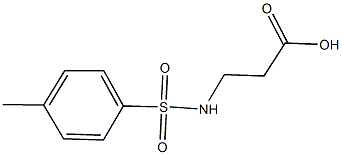 3-(TOLUENE-4-SULFONYLAMINO)-PROPIONIC ACID Struktur