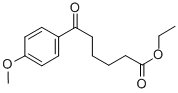 ETHYL 6-(4-METHOXYPHENYL)-6-OXOHEXANOATE Struktur