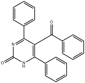 5-Benzoyl-4,6-diphenylpyrimidin-2(1H)-one Struktur