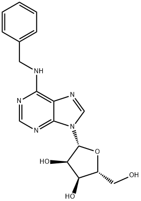 N6-BENZYLADENOSINE Structure