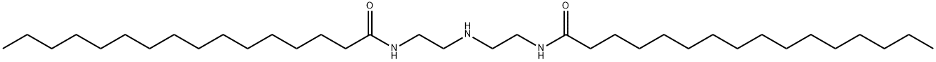 N,N'-(iminodiethane-2,1-diyl)bishexadecan-1-amide Struktur