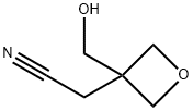 (3-hydroxymethyl-oxetan-3-yl)acetonitrile Struktur