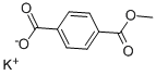 TEREPHTHALIC ACID MONOMETHYL ESTER POTASSIUM SALT Struktur