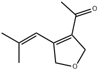 Ethanone, 1-[2,5-dihydro-4-(2-methyl-1-propenyl)-3-furanyl]- (9CI) Struktur