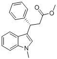 (S)-METHYL-3-(1-METHYL-1H-INDOL-3-YL)-PHENYL-PROPIONATE Struktur