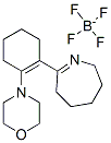 2H-Azepine, 3,4,5,6-tetrahydro-7-(2-morpholino-1-cyclohexen-1-yl)-, monotetrafluoroborate(1-) Struktur