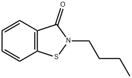 2-丁基-1,2-苯并異噻唑啉-3-酮 結(jié)構(gòu)式