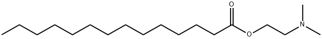 2-(dimethylamino)ethyl myristate Struktur