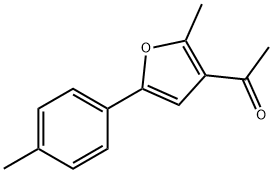 Ethanone, 1-[2-Methyl-5-(4-Methylphenyl)-3-furanyl]- Struktur