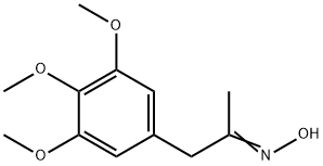 1-(3,4,5-Trimethoxyphenyl)-2-propanone oxime Struktur