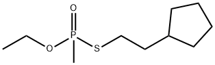 Methylphosphonothioic acid S-(2-cyclopentylethyl)O-ethyl ester Struktur