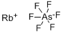 RUBIDIUM HEXAFLUOROARSENATE Struktur