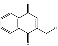 2-Chloromethyl-1,4-naphthoquinone  Struktur