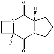 4H-Azeto[1,2-a]pyrrolo[1,2-d]pyrazine-4,9(2H)-dione,hexahydro-,(4aR-cis)-(9CI) Struktur