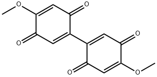 4,4'-dimethoxy[bi-1,4-cyclohexadien-1-yl]-3,3',6,6'-tetraone Struktur