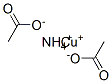 ammonium copper(1+) diacetate Struktur