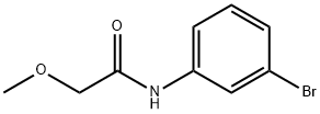 N-(3-bromophenyl)-2-methoxyacetamide Struktur