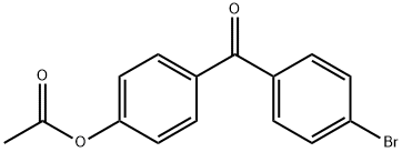 4-ACETOXY-4'-BROMOBENZOPHENONE Struktur